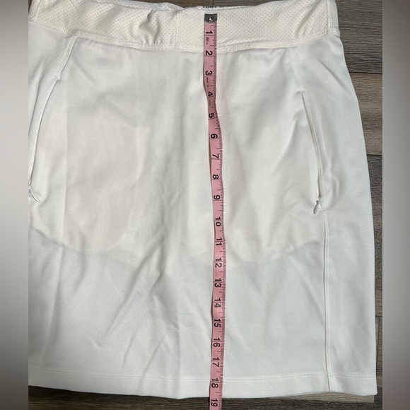 Tory Sport White Skort with Zipper Pockets- M - Picture 5 of 12